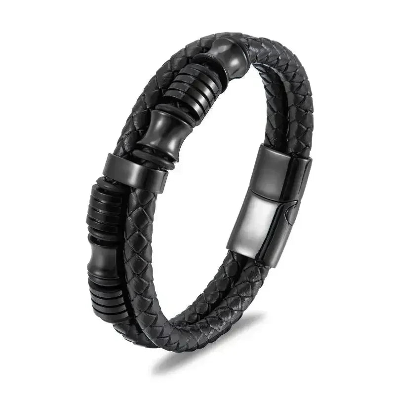 Men’s Handmade Leather Infinity Bracelet - Jeglowstore