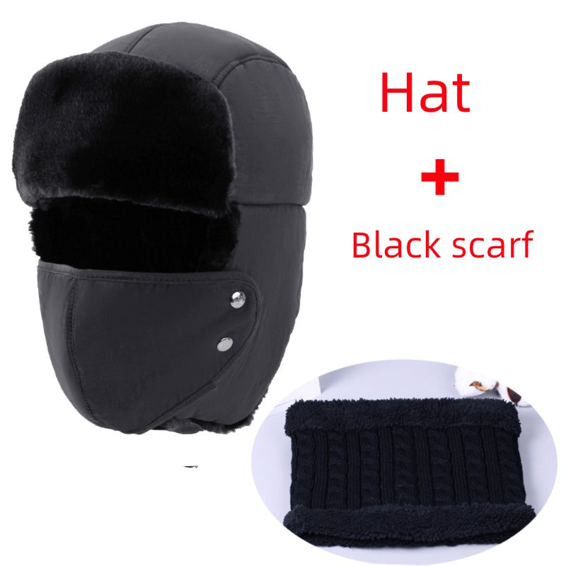 Middle-Aged and Elderly Men Winter Dad Fleece Thickened Ushanka