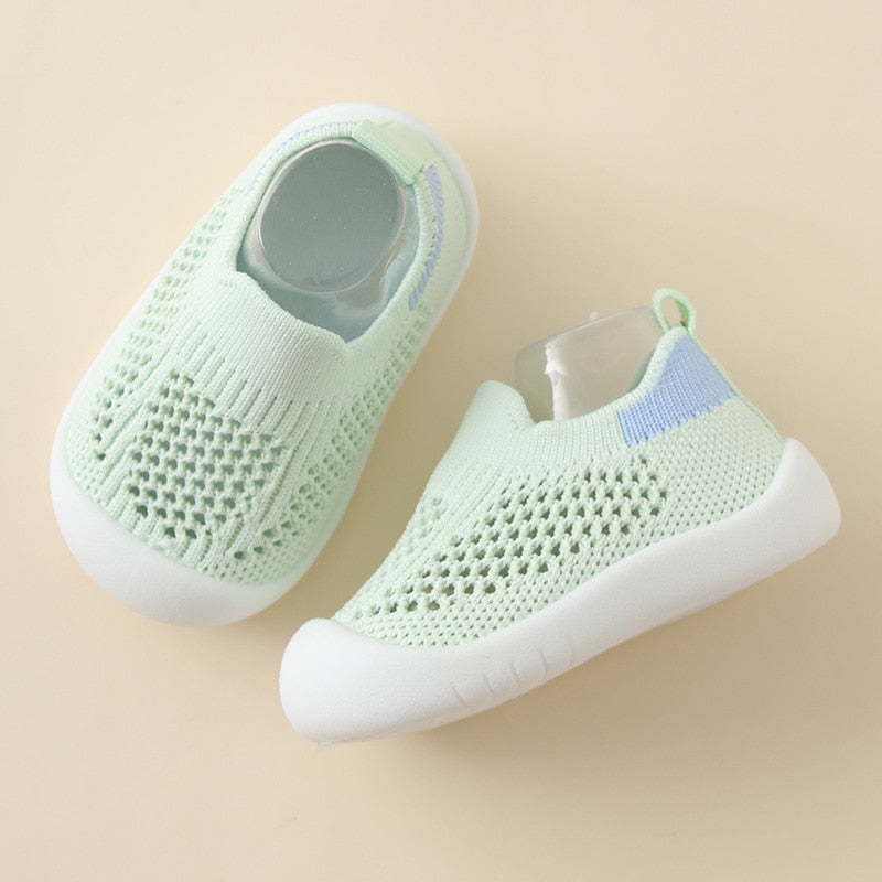 2023 Kids Shoes Casual Breathable Infant Baby Children Girls Boys Mesh Sneakers Soft Bottom Comfortable Non-Slip