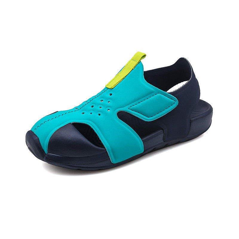 2023 Summer Candy Color Boys Sandals Kids Shoes Beach Mesh Sandalas Fashion Sports Shoes Girls Hollow Out Fashion Sneakers