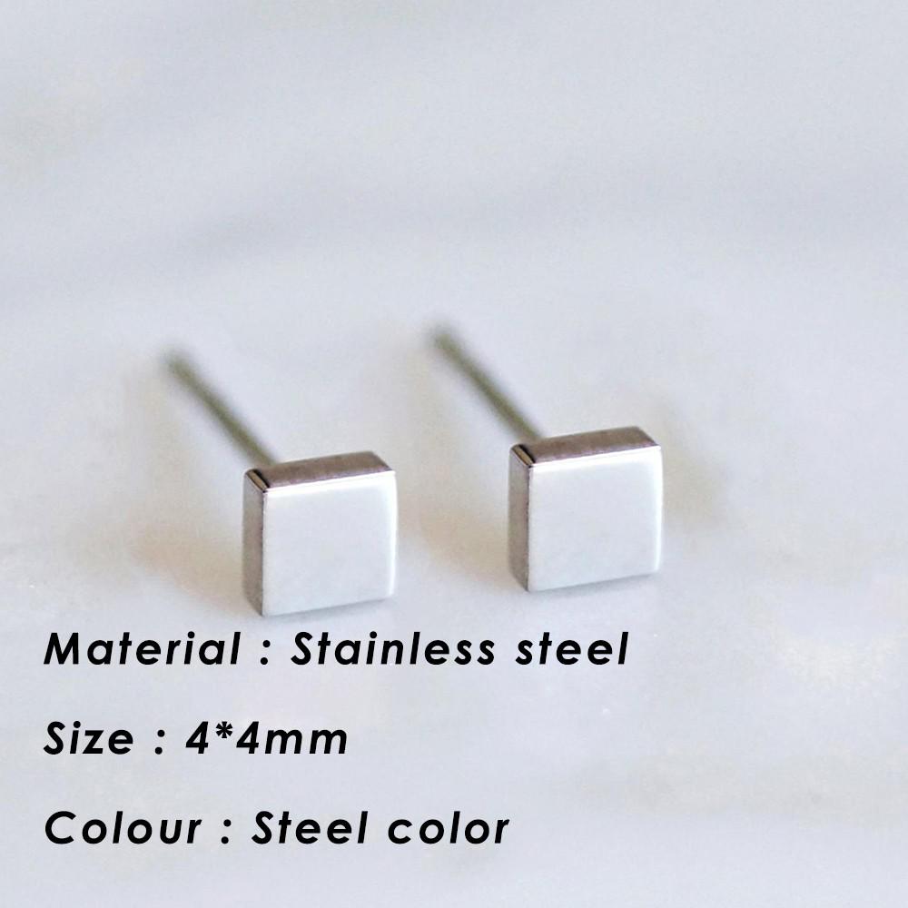 Small Heart Stainless Steel Stud Earrings for Women Girl Not Fade Gold Color Tiny Earrings Korea Fashion Jewelry Piercing Ear