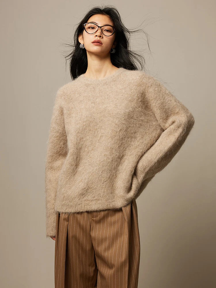 Dropped Sleeve Alpaca T shirt - Jeglowstore