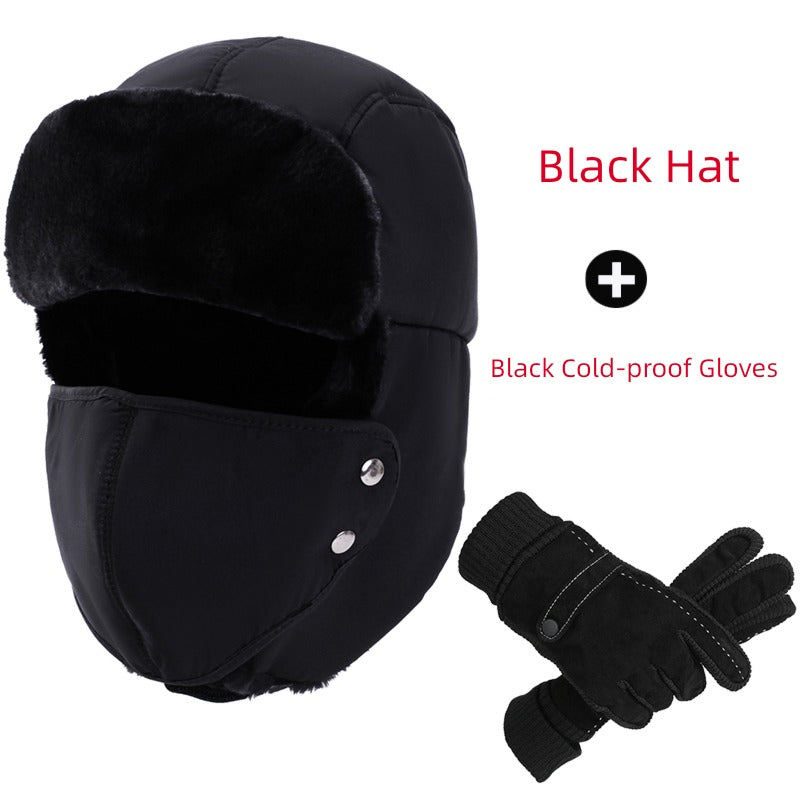 Middle-Aged and Elderly Men Winter Dad Fleece Thickened Ushanka