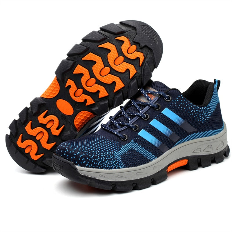 High Quality Unisex Indestructible Shoes Men and Women Steel Toe Cap Work Safety Shoes Puncture-Proof Boots Non Slip Sneakers