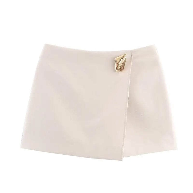 Asymmetrical Mini Skirt Shorts - Jeglowstore