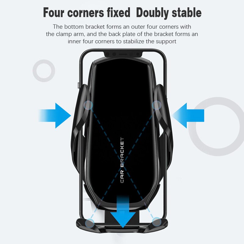 New Mirror Car Mobile Phone Holder Navigation Gravity Sensing Air Outlet Clip Universal Mobile Phone Holder Automotive Supplies