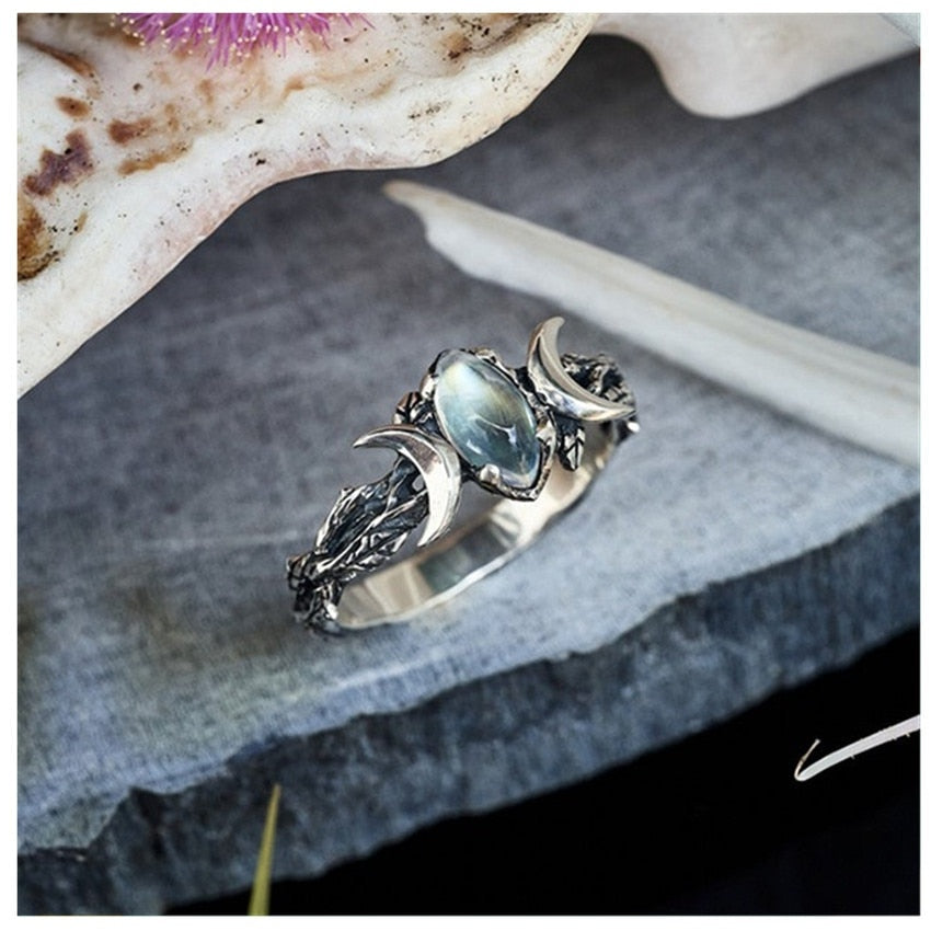 Vintage Moonstone Rings for Women
