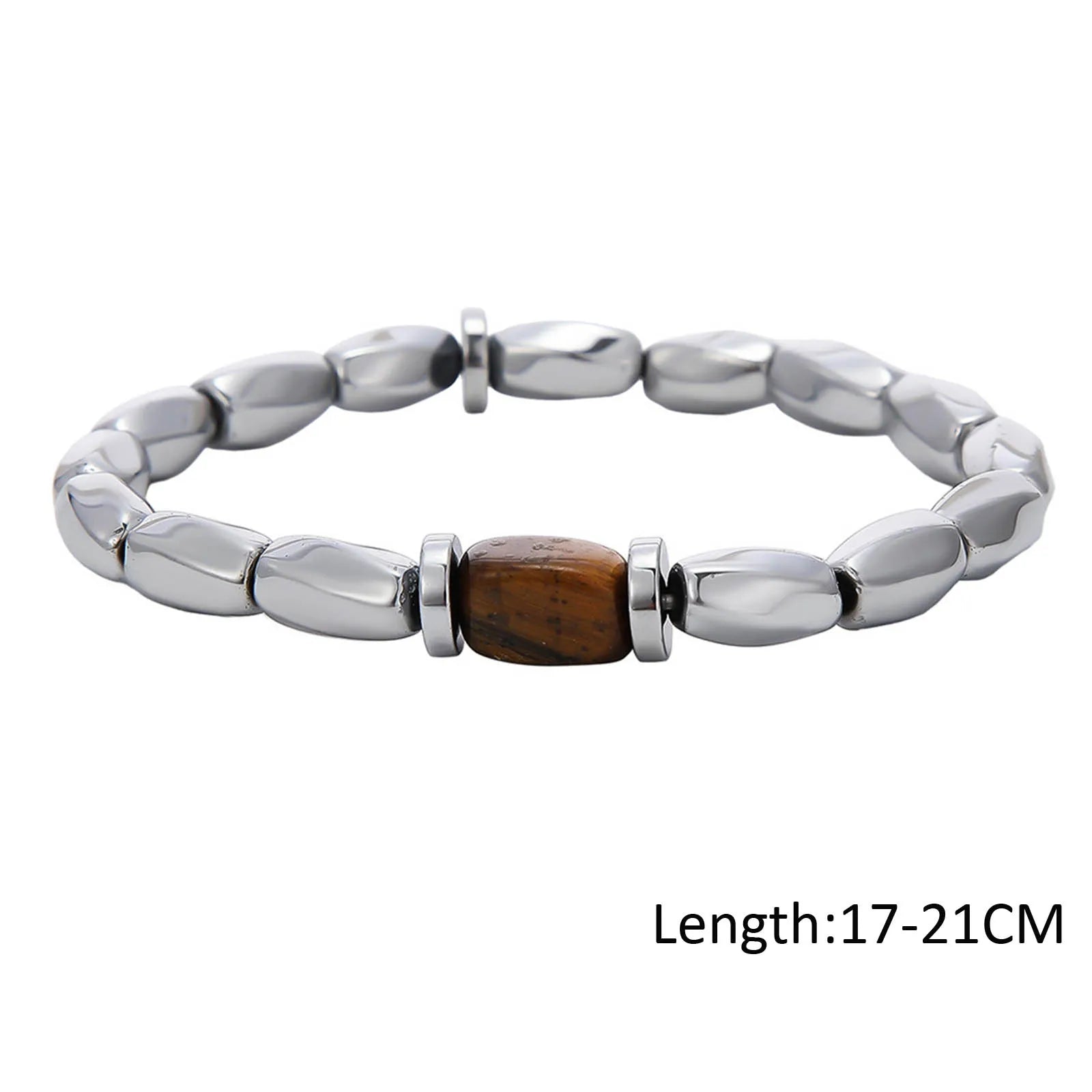 Elastic Tiger Eye Men’s Bracelet - Jeglowstore