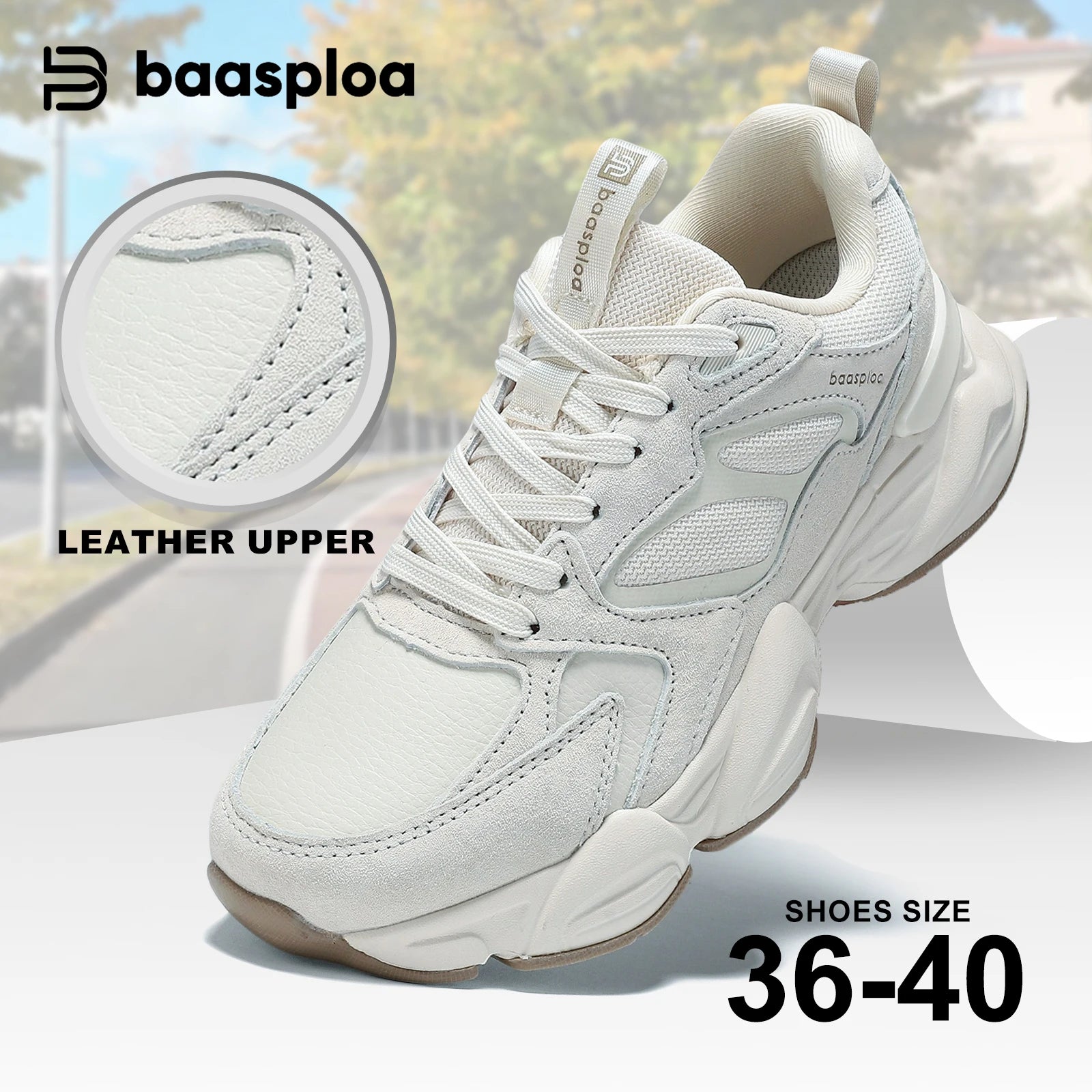 Baasploa Women’s Height Increase Casual Shoes - Jeglowstore