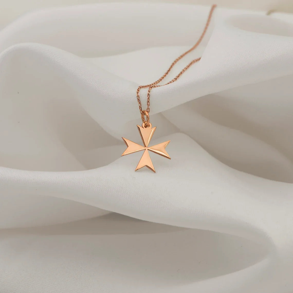 Men’s Maltese Cross Stainless Steel Jewelry Gift