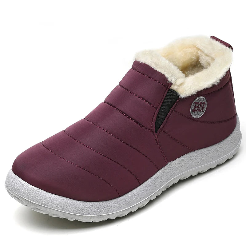 Men’s Slip-On Warm Snow Boots - Jeglowstore
