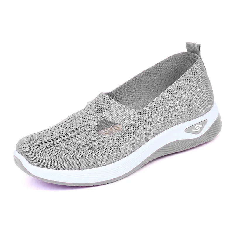 Women’s Mesh Slip-On Platform Casual Sneakers - Jeglowstore