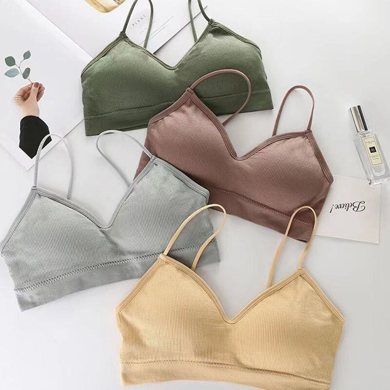 Top Women's tube top Sports bras for women gym Fast Dry Elastic Padded Gym Running bra Fitness Yoga Sport breathable Tops