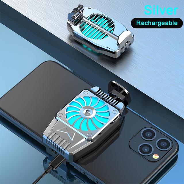 Universal Mini Mobile Phone Cooling Fan Radiator Turbo Hurricane Game Cooler Cell Phone Cool Heat Sink For IPhone/Samsung/Xiaomi