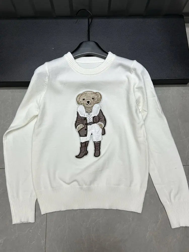 Women’s Luxury Bear Knit Sweater - Jeglowstore