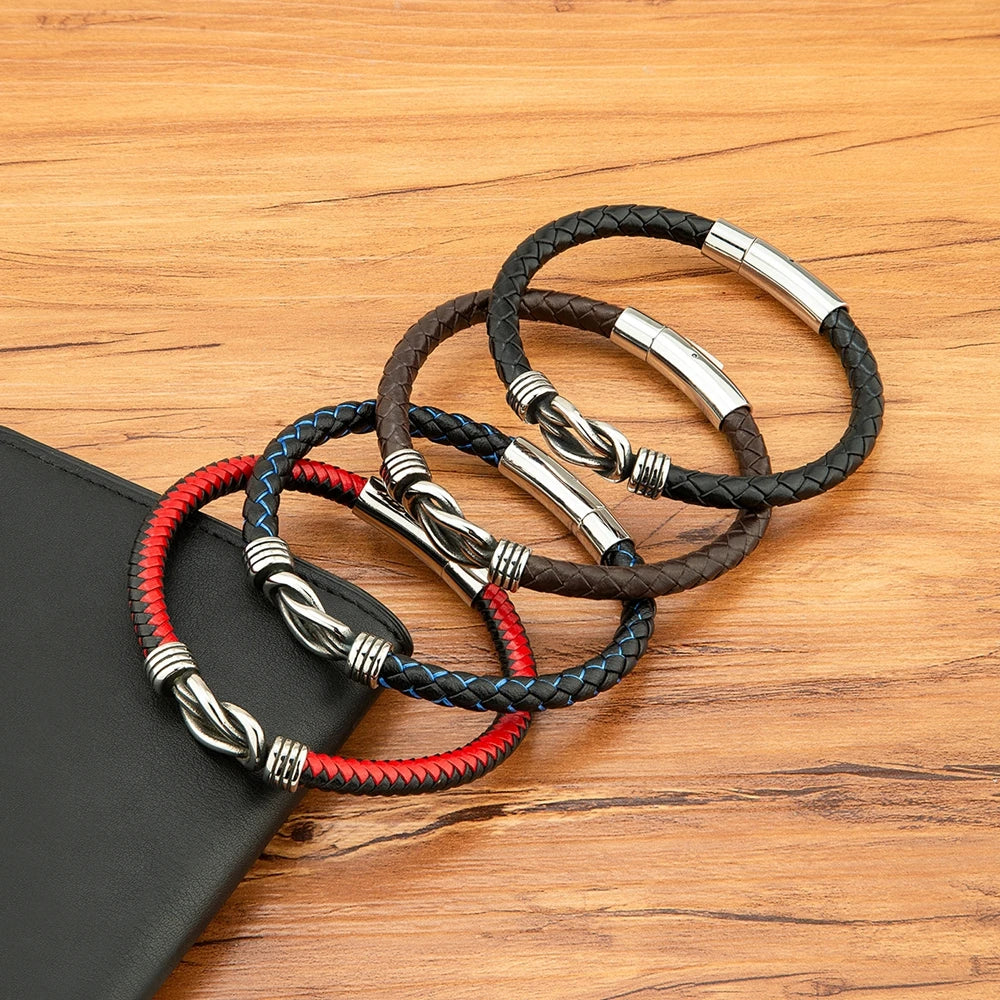Fashion Leather Bracelet for Men - Jeglowstore