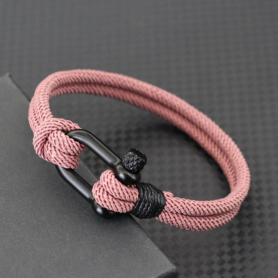 Men’s Braided Cord Outdoor Bracelet - Jeglowstore