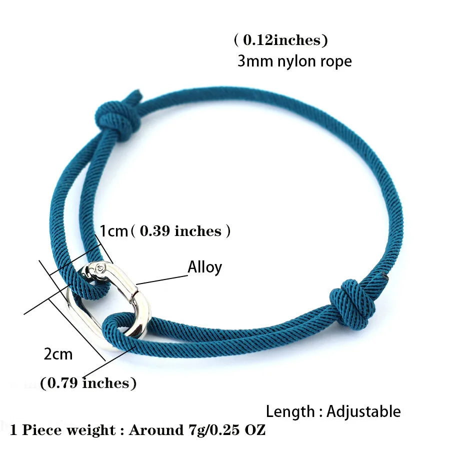 Men’s Adjustable Thin String Bracelet - Jeglowstore