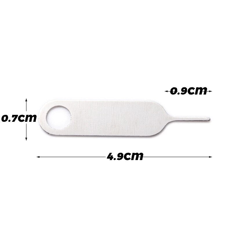 Sim Card Tray Ejector Eject Pin Key Removal Tool for IPhone IPad Samsung Galaxy for Huawei Xiaomi Tablets Sim 1Pcs Accessories