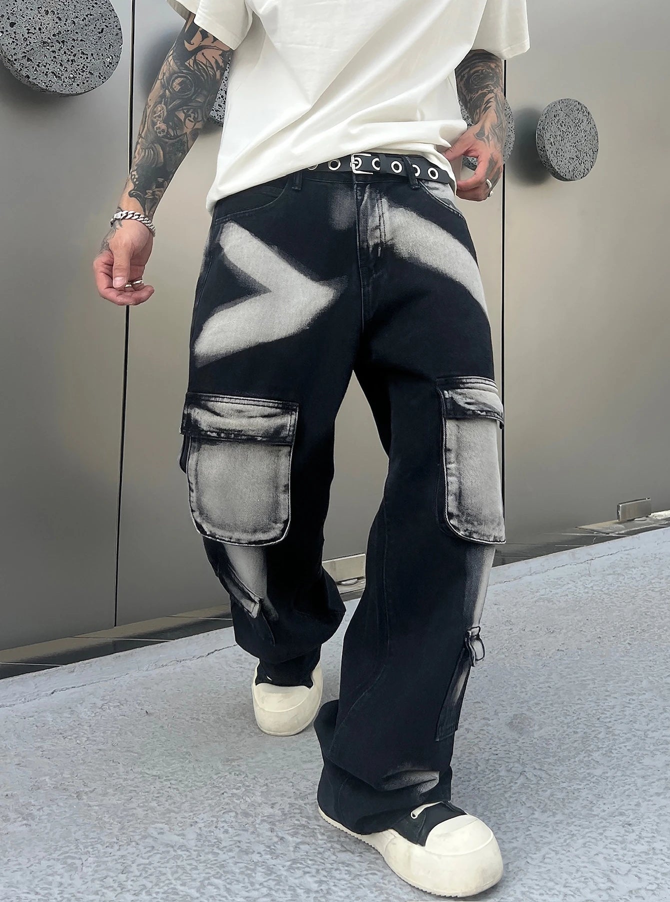 Men’s Goth Street Style Jeans - Jeglowstore