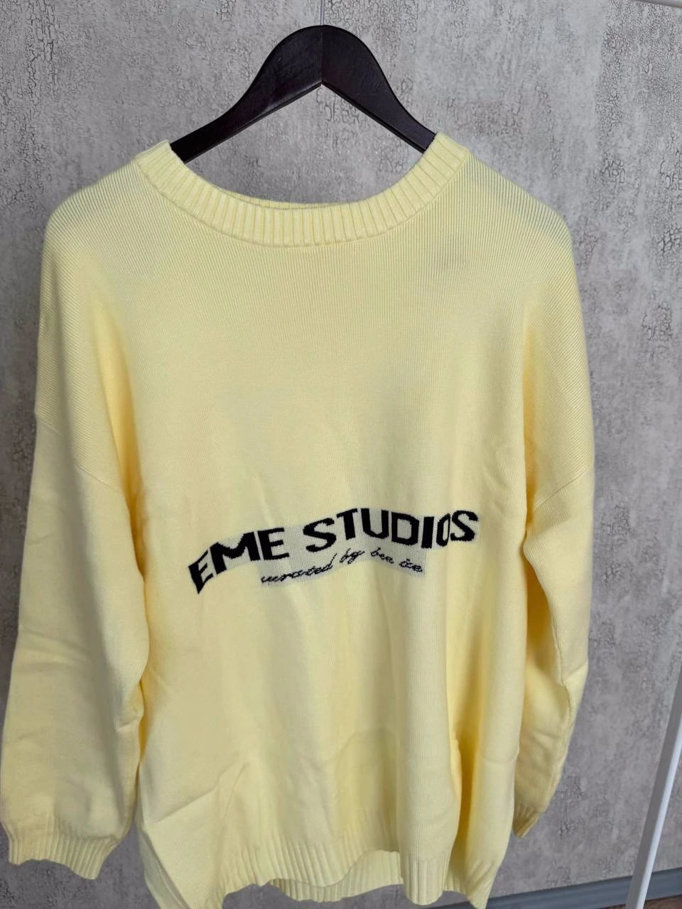 Women’s Letter Print Knit Sweater - Jeglowstore