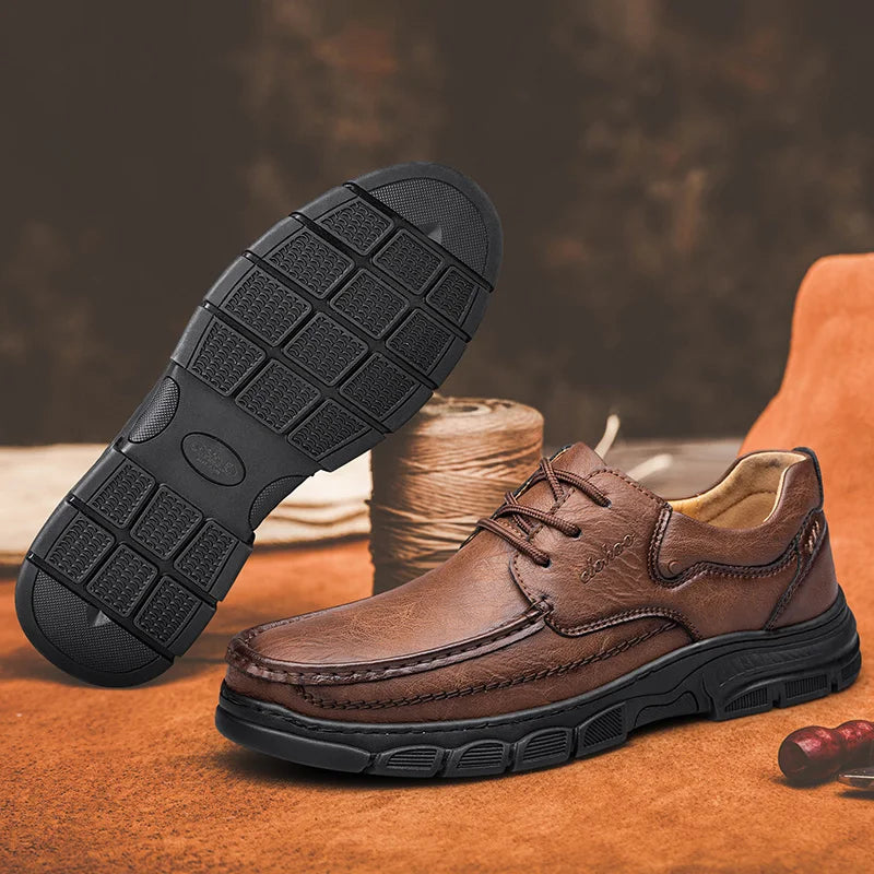 Men’s Classic Sewn Casual Shoes - Jeglowstore