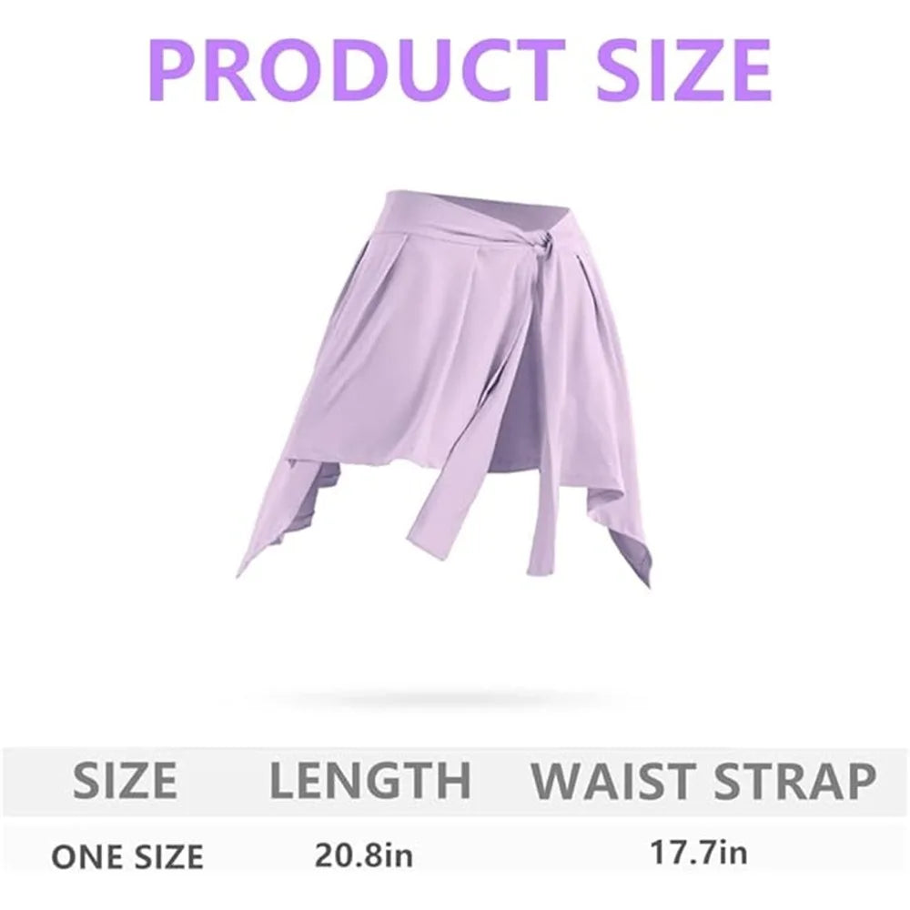 Athletic Asymmetrical Wrap Skirt - Jeglowstore