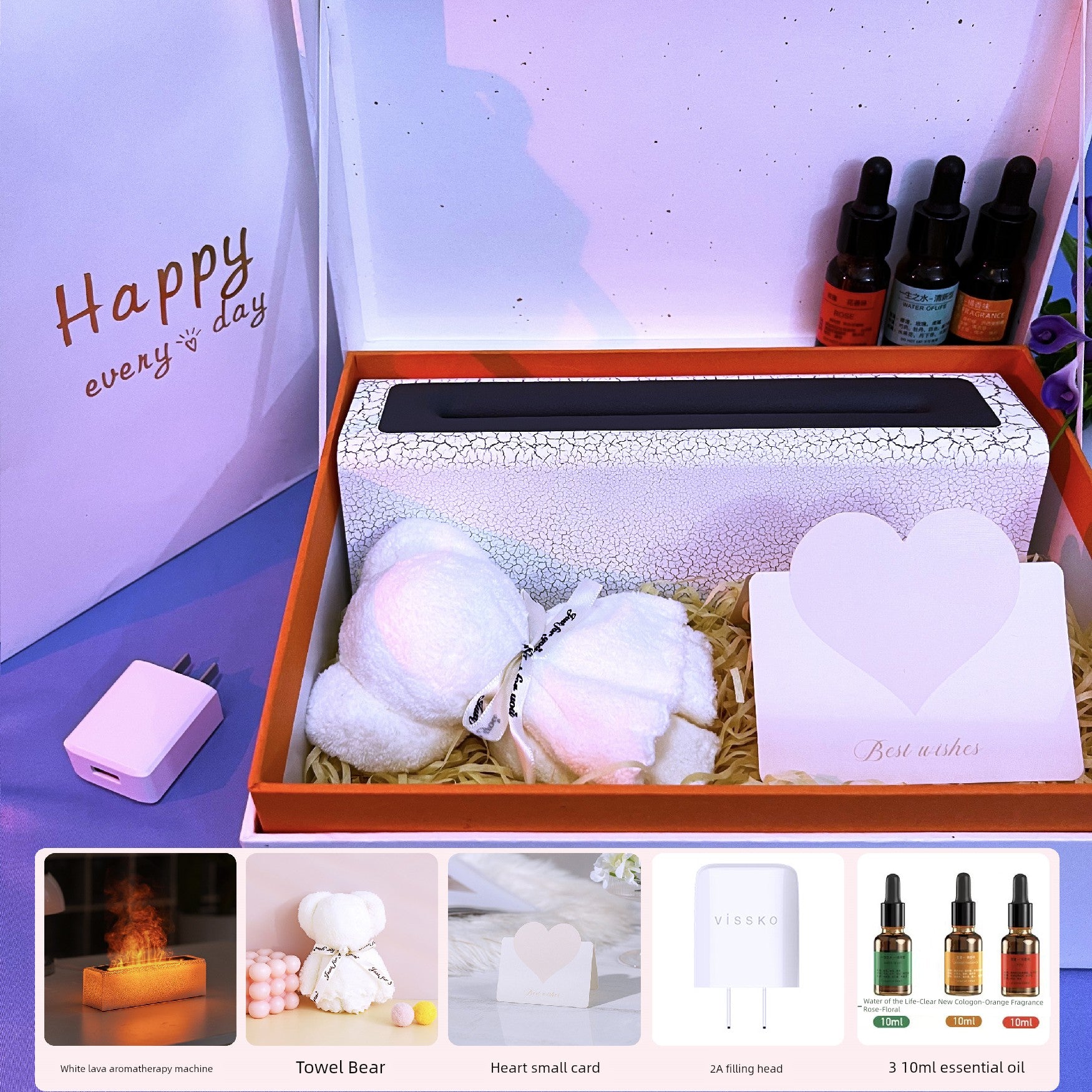 Aroma Diffuser Home Living Room Desktop Humidifier USB Aromatherapy Oil Air Conditioning Room Air Atomizing Dormitory Students