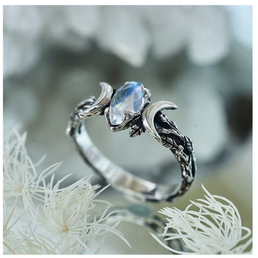 Vintage Moonstone Rings for Women