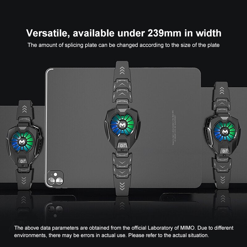 Tablet Cooler for iPad Semiconductor Refrigeration PAD Tablet Radiator with LED Flat Computer Live PUBG Game Fast Cooling Device