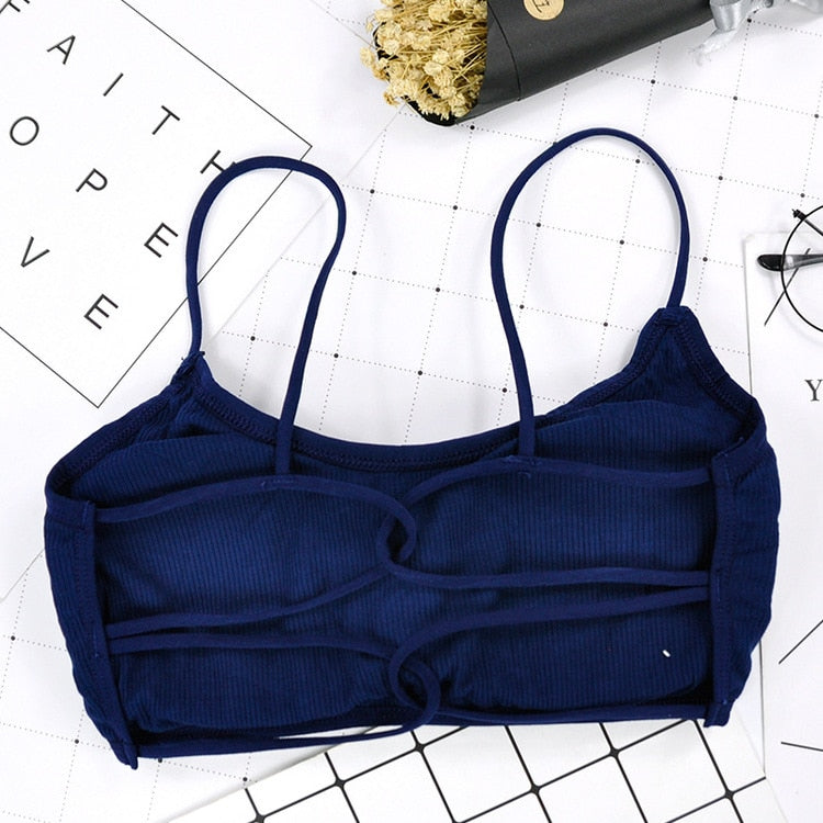Thin Strape Yoga Sports Bra, Breathable Comfortable Workout Top Bra Without Steel Ring,Sexy Beauty Back Sports Bra for Women Gym