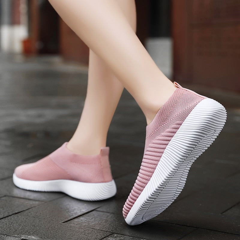 Pink Vulcanized Shoes High Quality Women Sneakers