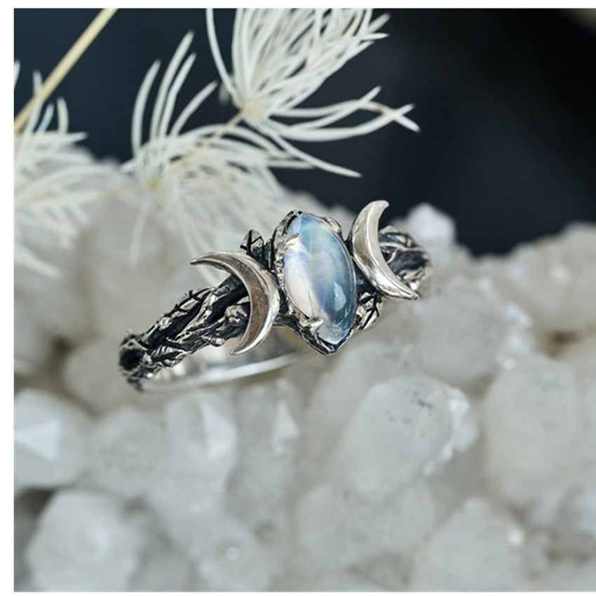 Vintage Moonstone Rings for Women