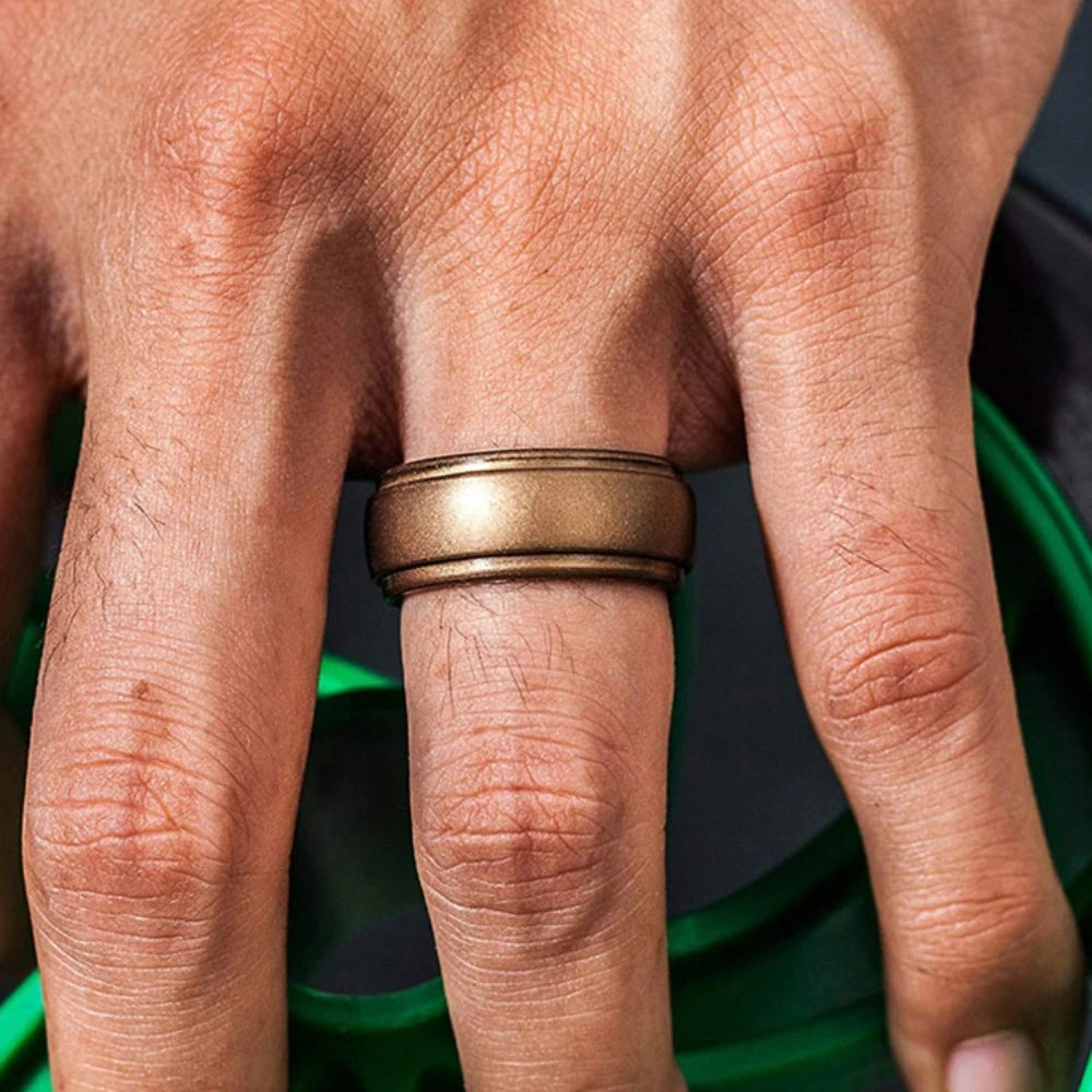 Men’s 8mm Silicone Wedding Ring Set (8pcs) - Jeglowstore