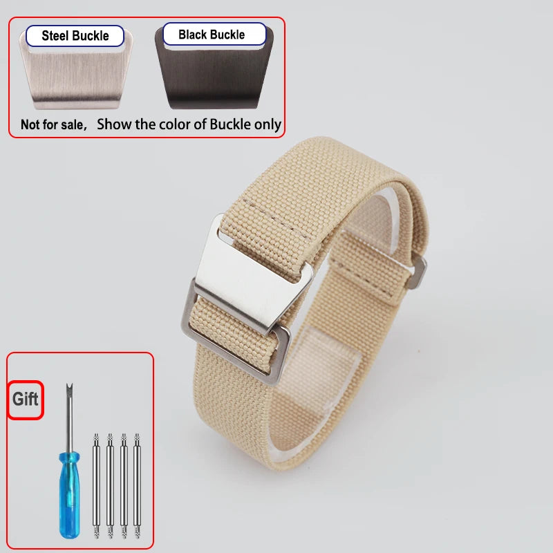 French Parachute Nylon Watch Strap - Jeglowstore