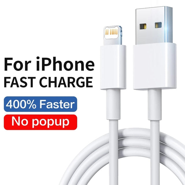 Original USB Cable For iPhone 14 13 12 Pro Max Mini XR XS Fast Charging Phone Date Cable For iPad Charger Wire Cord Accessories