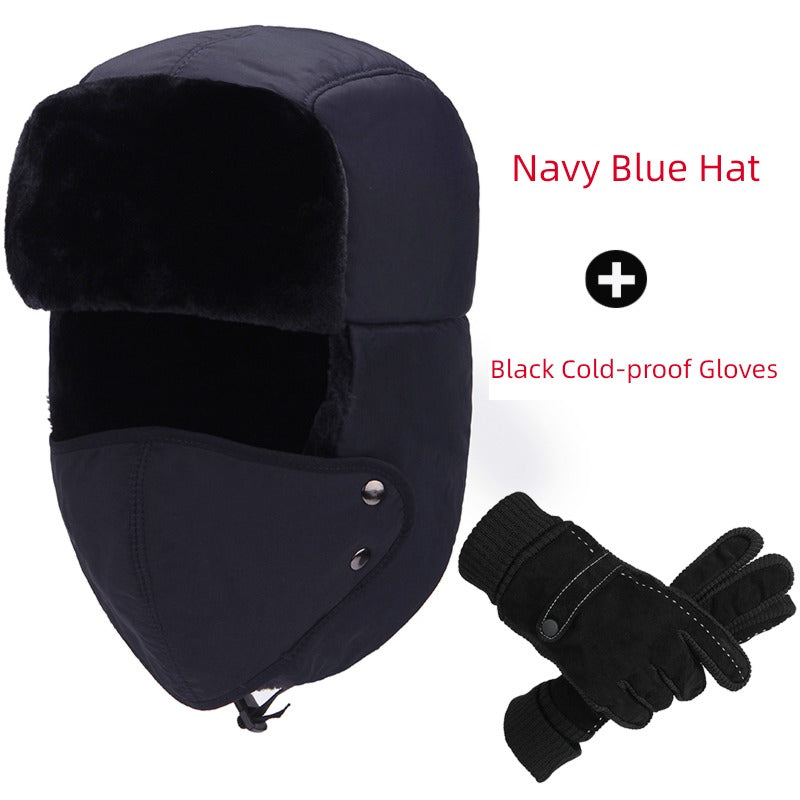 Middle-Aged and Elderly Men Winter Dad Fleece Thickened Ushanka