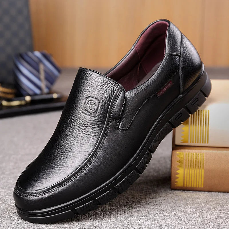 Men’s Casual Soft Sole Leather Shoes - Jeglowstore