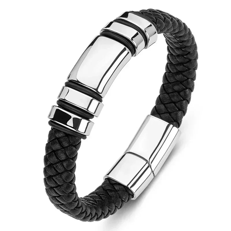 Men’s Handmade Leather Infinity Bracelet - Jeglowstore