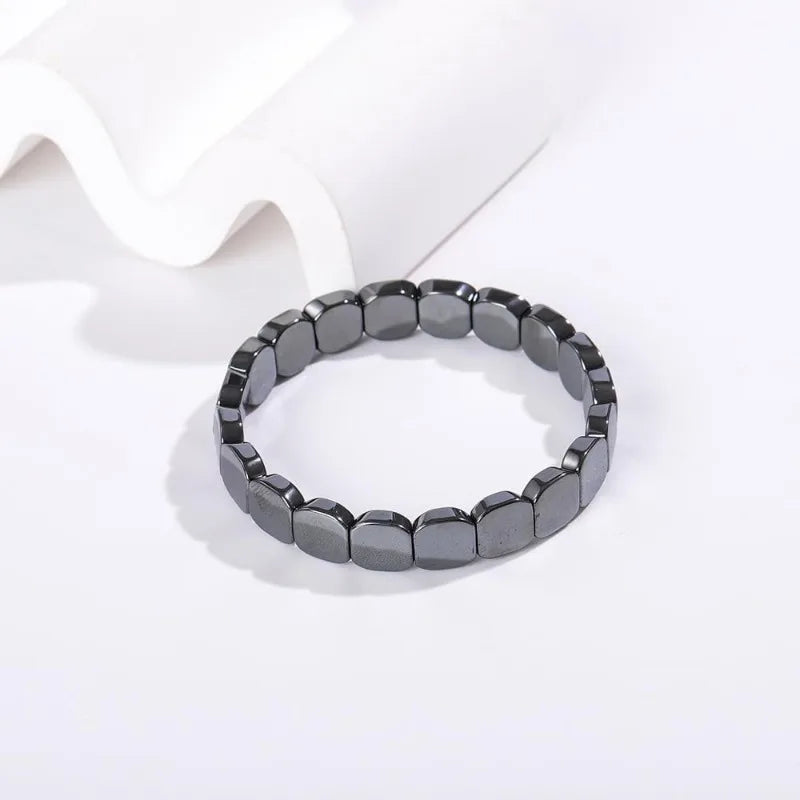 Hematite Beaded Bracelet for Men - Jeglowstore