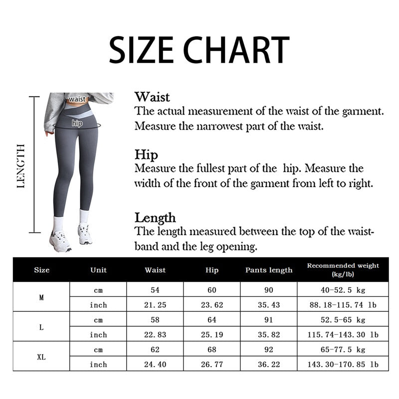 Sexy Crossed Waist Yoga Pants Women V-Waist Scrunch Butt Leggings Seamless Fitness Workout Push Up Tights Casual Sports Trousers