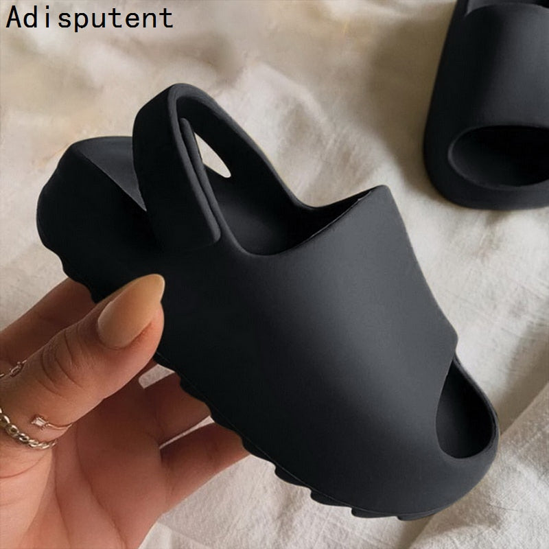 Summer Slippers For Kids Sandals Baby Toddler Fashion Boys Girls Shoes Beach Slides Bone Resin Children Lightweight Water Shoes