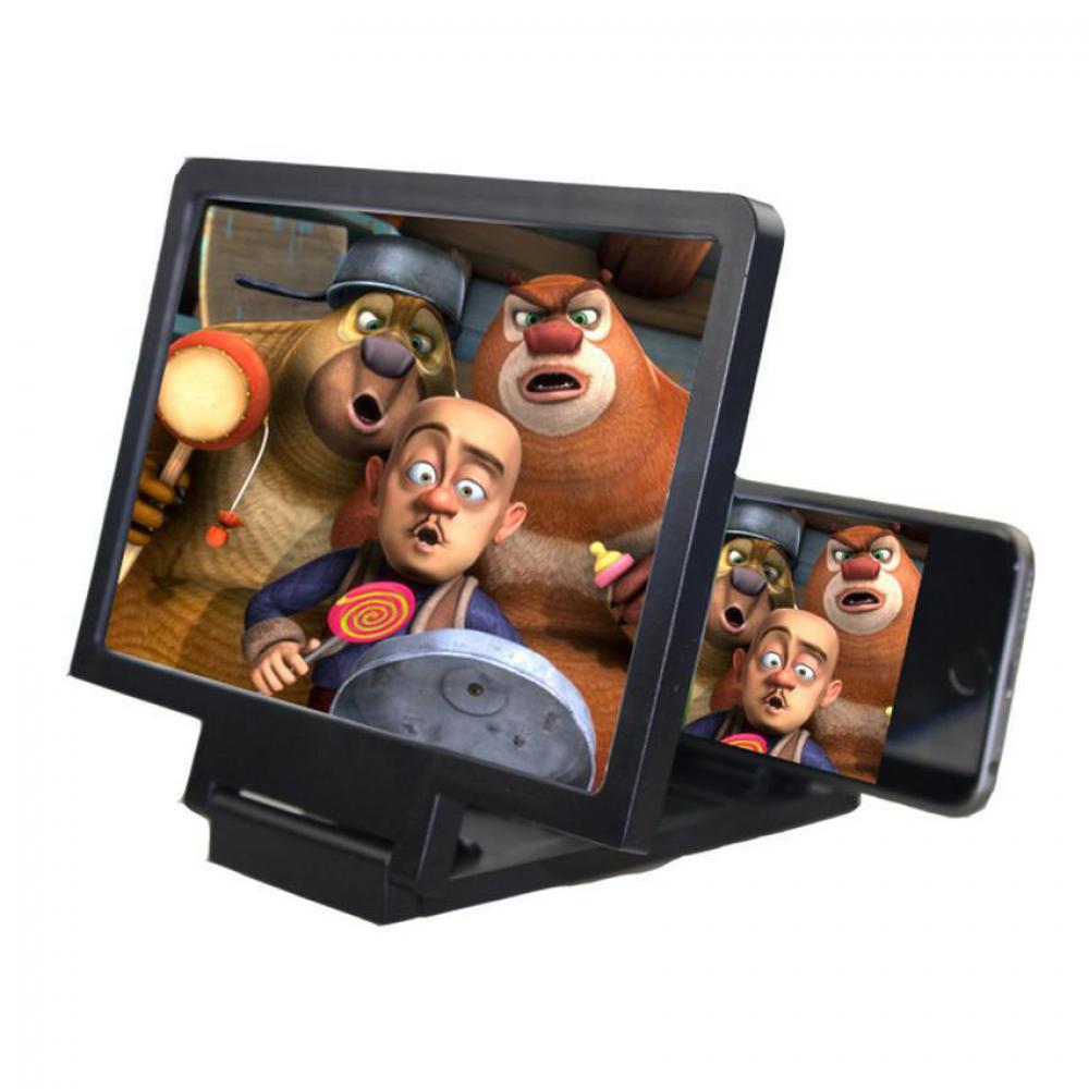 Mobile Phone Screen Amplifier Magnifier Universal 3D Movie Screen Enlarge Vivid Magnifier HD Projector Stand Holder For Phone
