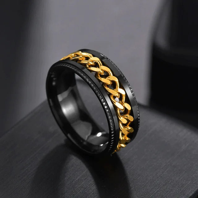 Western Fashion Rotatable Chain Ring - Jeglowstore
