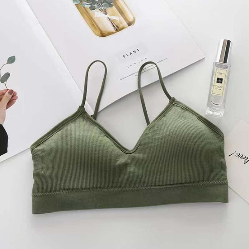 Top Women's tube top Sports bras for women gym Fast Dry Elastic Padded Gym Running bra Fitness Yoga Sport breathable Tops