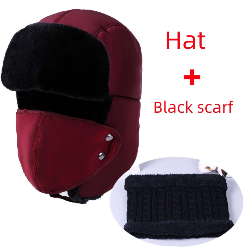 Middle-Aged and Elderly Men Winter Dad Fleece Thickened Ushanka