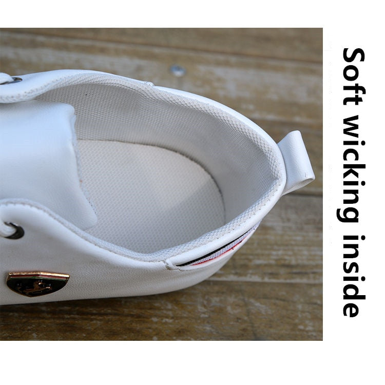 Spring And Autumn New Style Breathable Men's Casual Shoes the British Sneakers Solid Lace-up Men Shoes