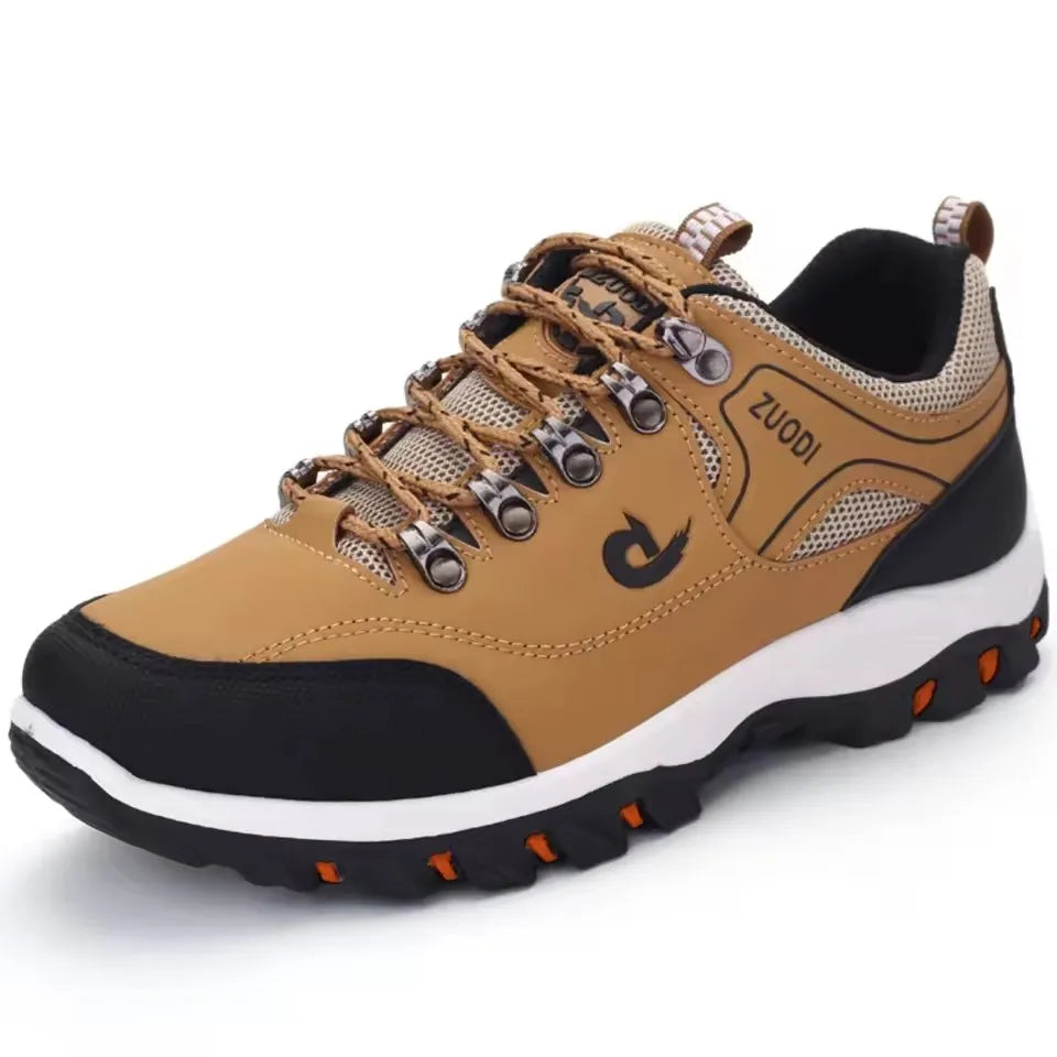Men’s Lightweight Leather Casual Sneakers - Jeglowstore
