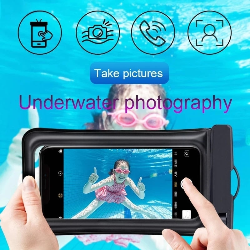 IP68 Universal Waterproof Phone Case Water Proof Bag Swim Cover For iPhone 13 12 11 Pro Max X XS Samsung S22 Ultra Xiaomi Huawei