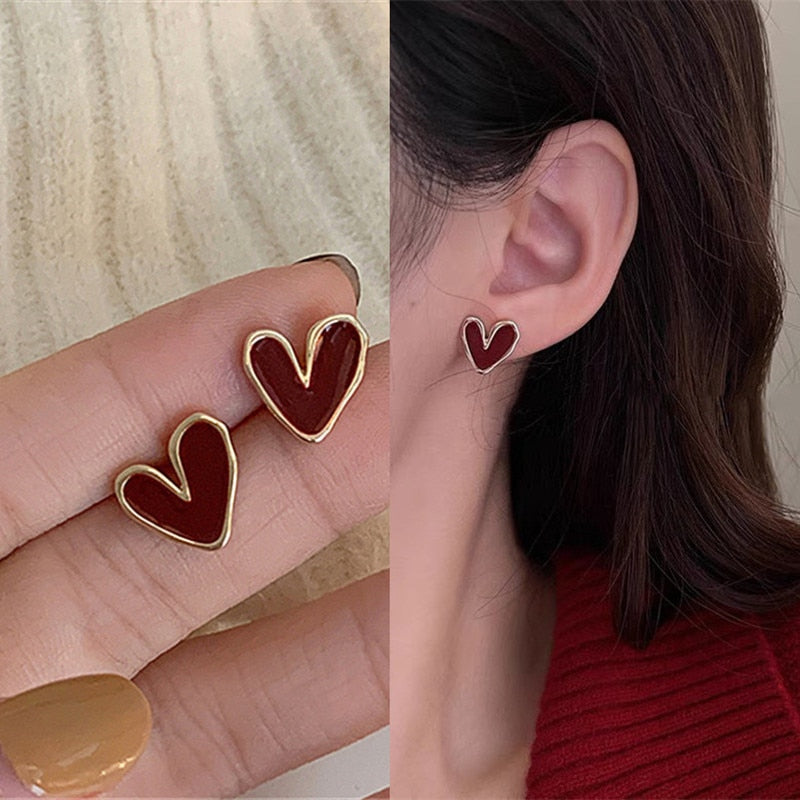 Small Stud Earring For Woman Golden Crystal Shinning Luxury Girl Jewelry Christmas Gift Wedding Accessories Trendy Ear Rings